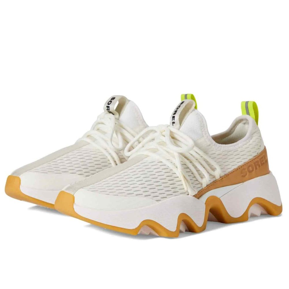 Sorel Kinetic Impact II Lace Sneakers in Sea Salt, Radiation, Size 7